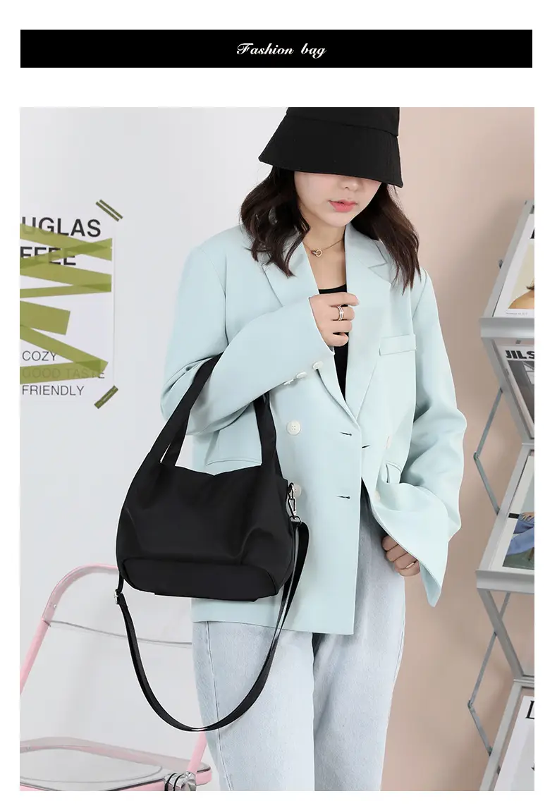 2024 Korean Style Black Shoulder Bag for Women — feature 16