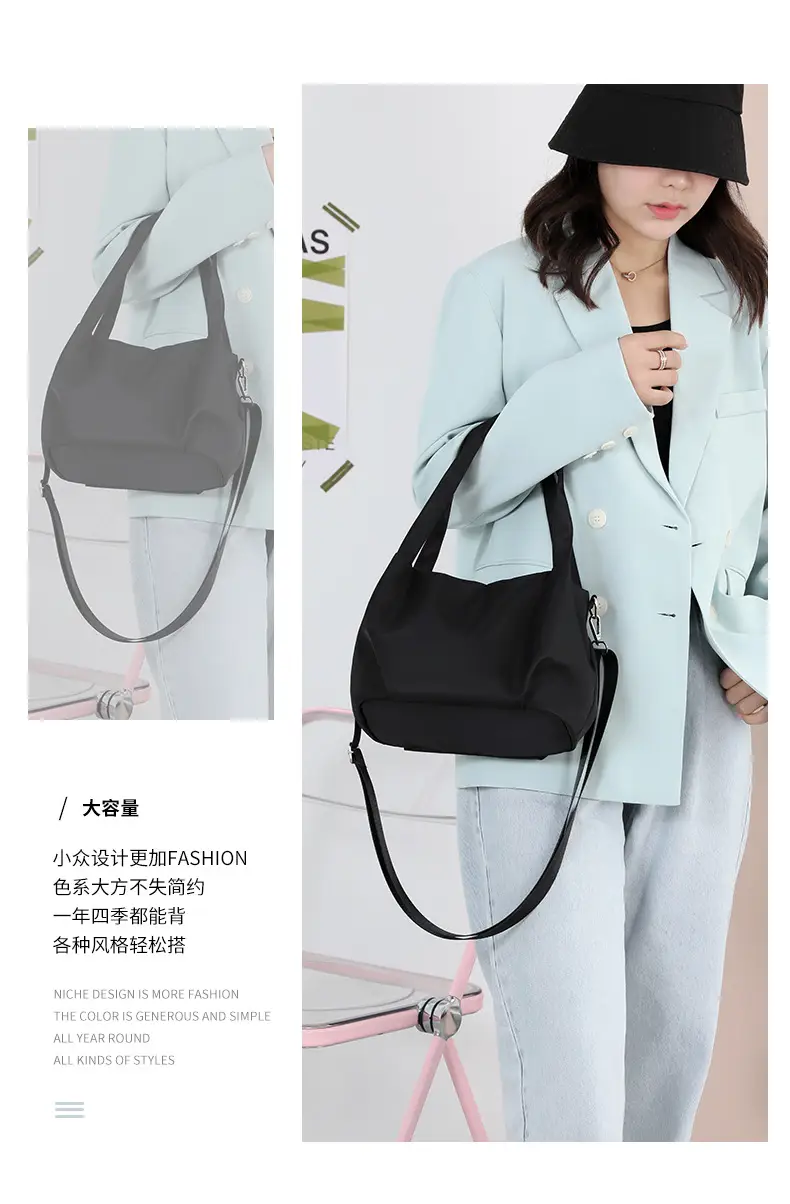 2024 Korean Style Black Shoulder Bag for Women — feature 2