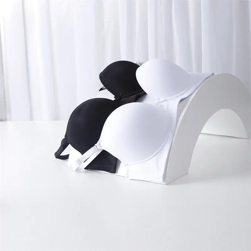 125kg Plus Size Seamless Glossy Intimates Push-up Side Breast Reduction Anti-sagging Comfortable Simple Thin Adjustable Bra