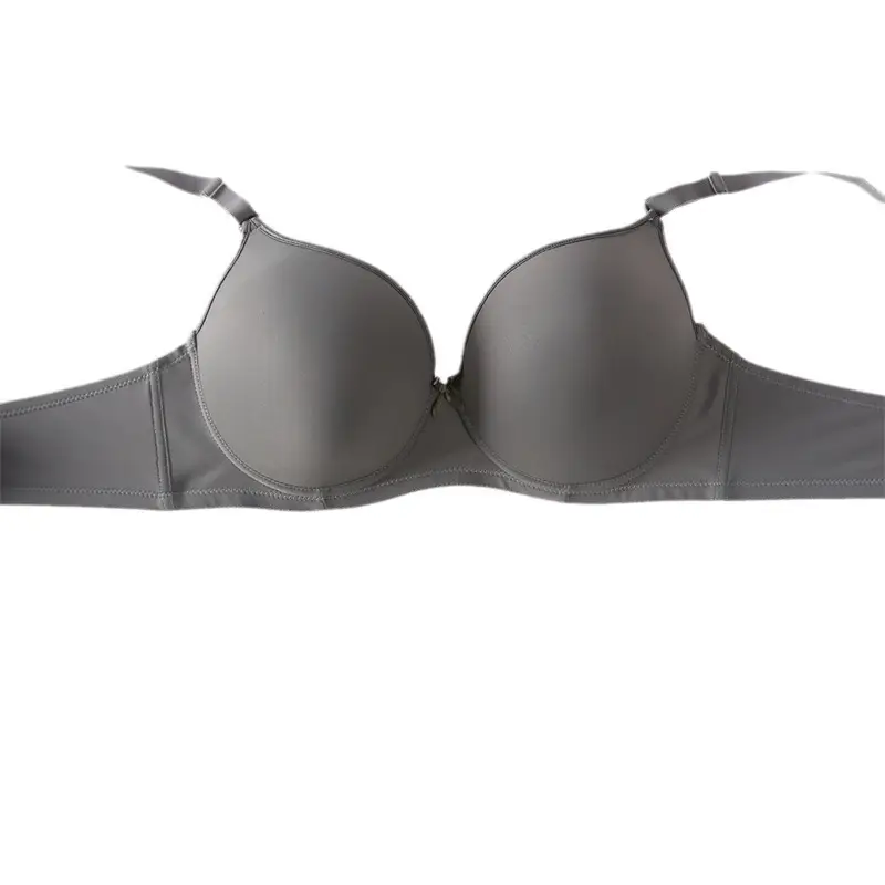 125kg Plus Size Seamless Glossy Intimates Push-up Side Breast Reduction Anti-sagging Comfortable Simple Thin Adjustable Bra