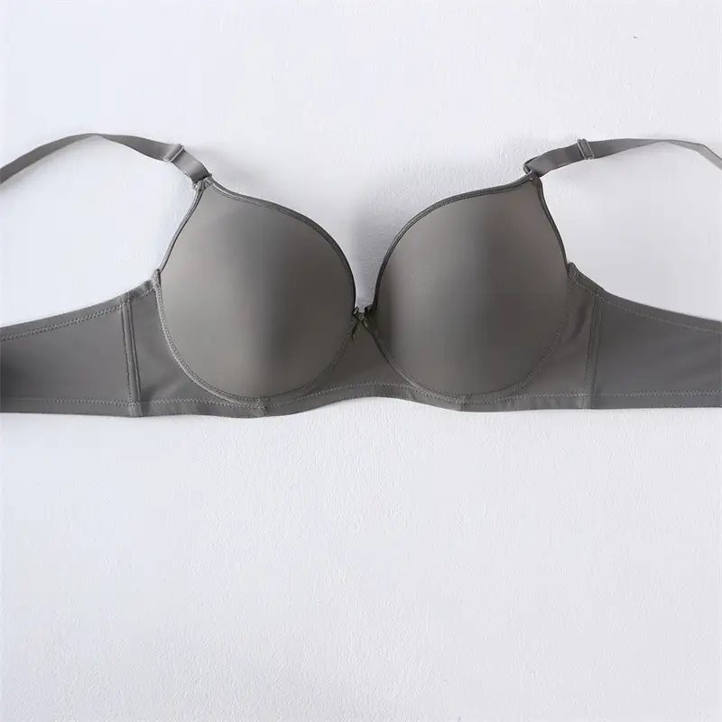 125kg Plus Size Seamless Glossy Intimates Push-up Side Breast Reduction Anti-sagging Comfortable Simple Thin Adjustable Bra — feature 5