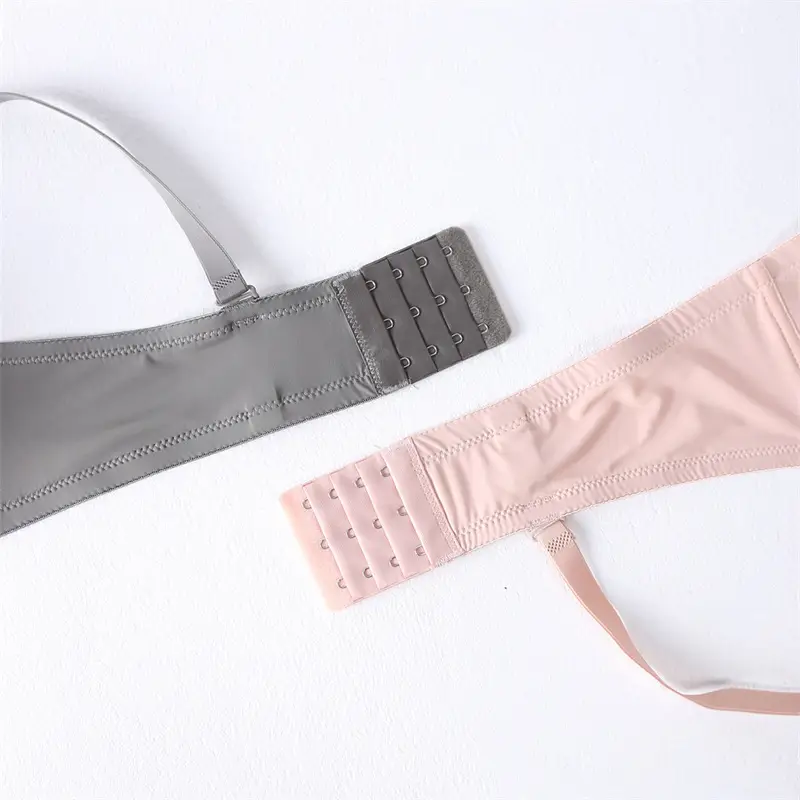 125kg Plus Size Seamless Glossy Intimates Push-up Side Breast Reduction Anti-sagging Comfortable Simple Thin Adjustable Bra — feature 9