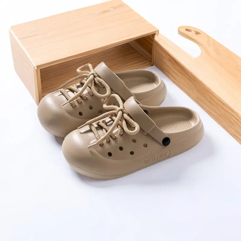 2026 New Eva Clogs Cute and Fashionable Women's Summer Trendy Shoes with a Stepping-On-Clouds Feel, Suitable for Outdoor Wear, Height-Increasing, Thick-Soled, Non-Slip