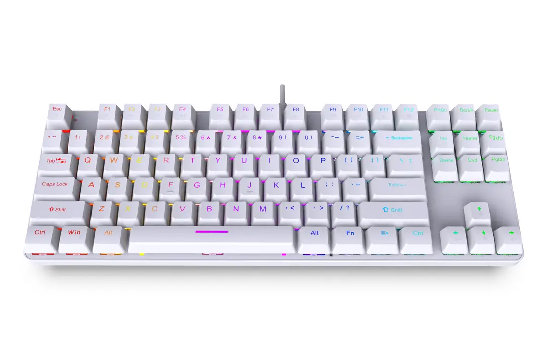 K87 metal mechanical keyboard 87 keys RGB luminous green axis public office home computer accessories Game e-sports cross-border — feature 25