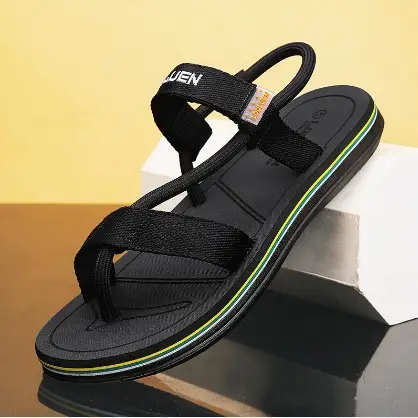 Sandals Men's Summer Korean Style Distinctive Fashion Outwear Beach Shoes Casual Dual-Use Men's Sandals Flip-Flops Flip-Flops - Image 5
