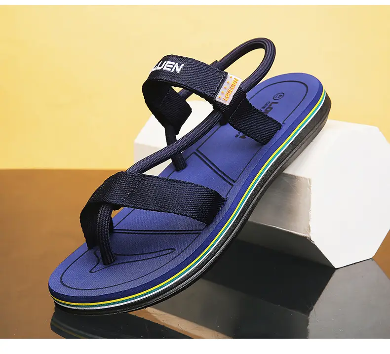 Sandals Men's Summer Korean Style Distinctive Fashion Outwear Beach Shoes Casual Dual-Use Men's Sandals Flip-Flops Flip-Flops — feature 28