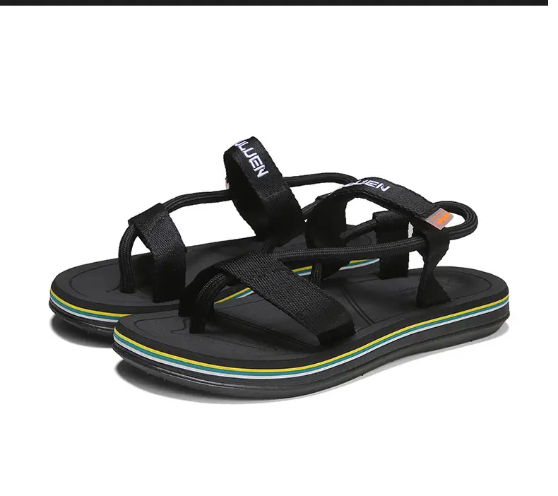 Sandals Men's Summer Korean Style Distinctive Fashion Outwear Beach Shoes Casual Dual-Use Men's Sandals Flip-Flops Flip-Flops — feature 33