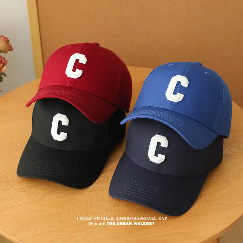 Men Women Hard Top Baseball Caps with C Logo - Image 19