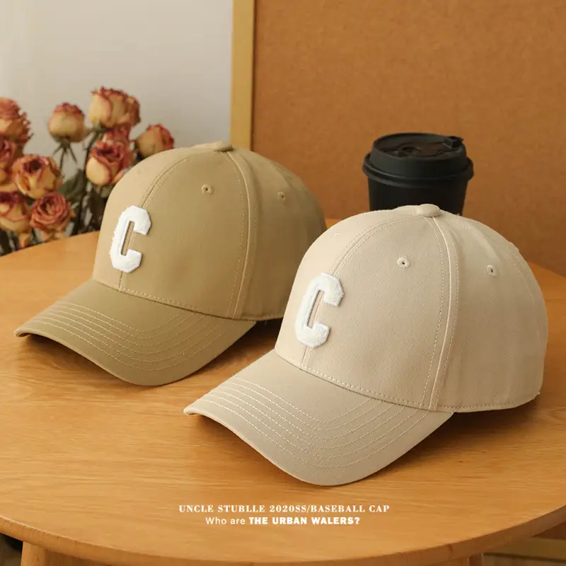 Men Women Hard Top Baseball Caps with C Logo - Image 21