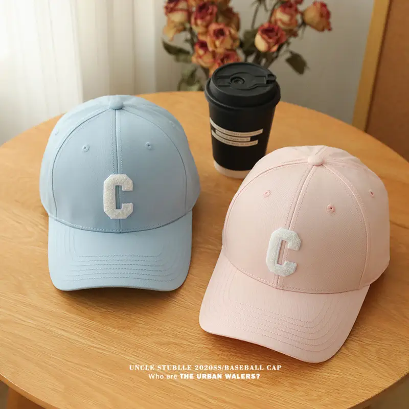 Men Women Hard Top Baseball Caps with C Logo — feature 13