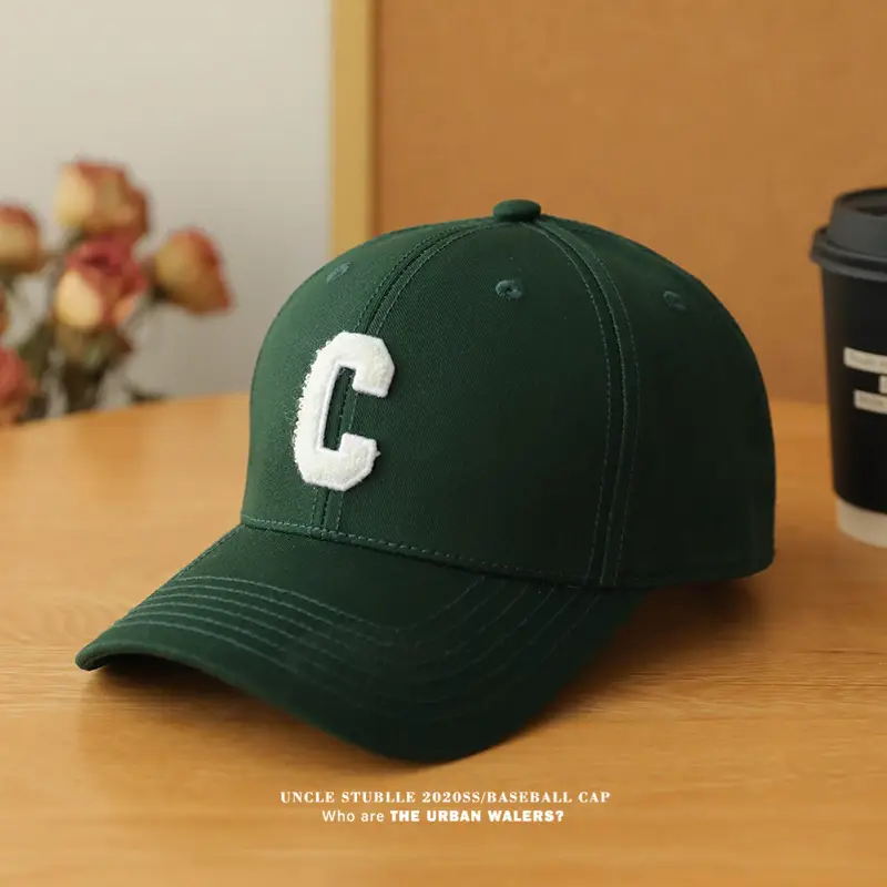 Men Women Hard Top Baseball Caps with C Logo — feature 19