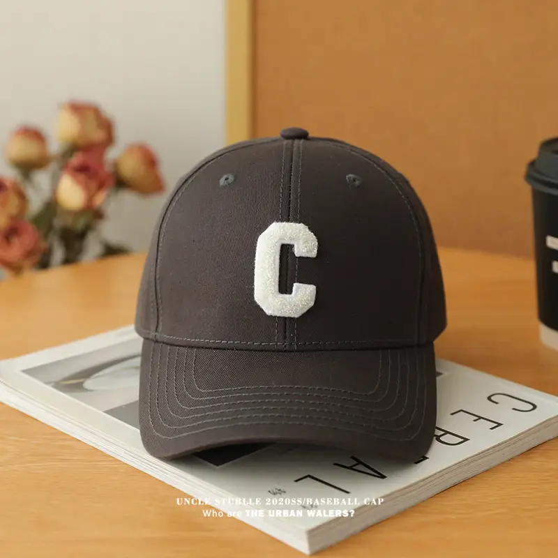 Men Women Hard Top Baseball Caps with C Logo — feature 23