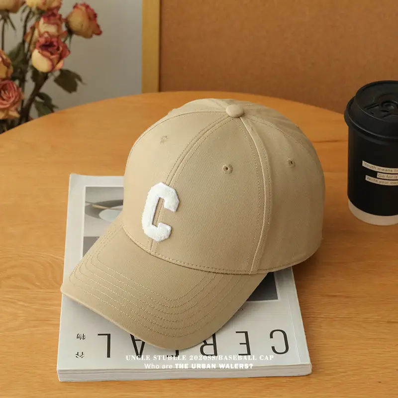 Men Women Hard Top Baseball Caps with C Logo — feature 6