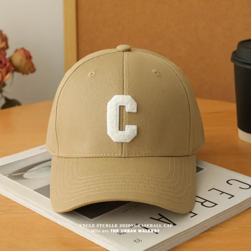 Men Women Hard Top Baseball Caps with C Logo — feature 8