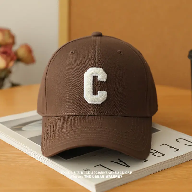 Men Women Hard Top Baseball Caps with C Logo — feature 9