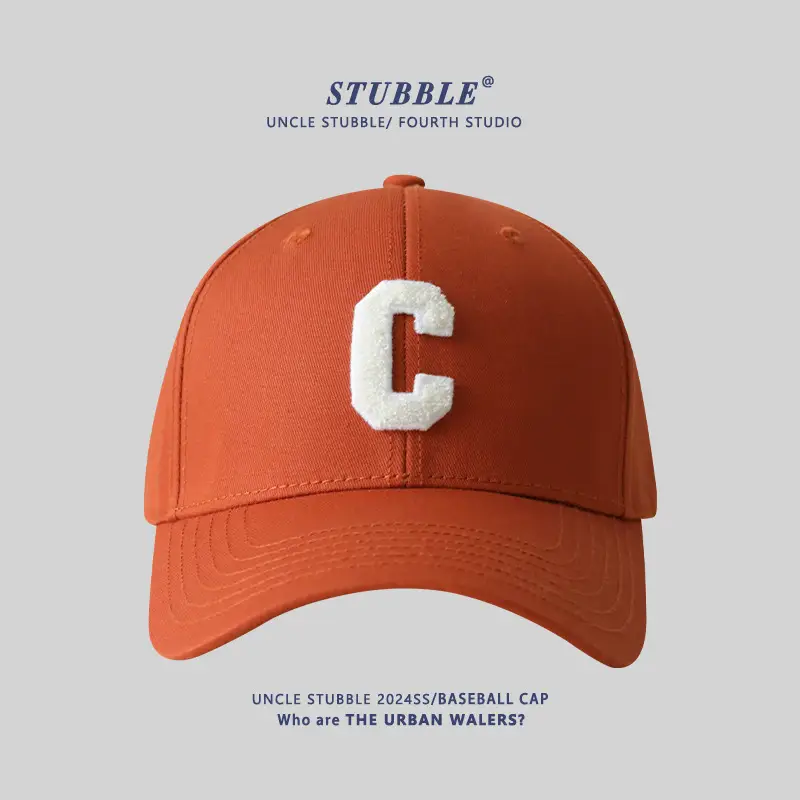 Men Women Hard Top Baseball Caps with C Logo - Image 11