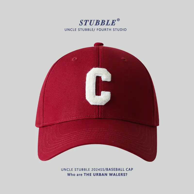 Men Women Hard Top Baseball Caps with C Logo - Image 12