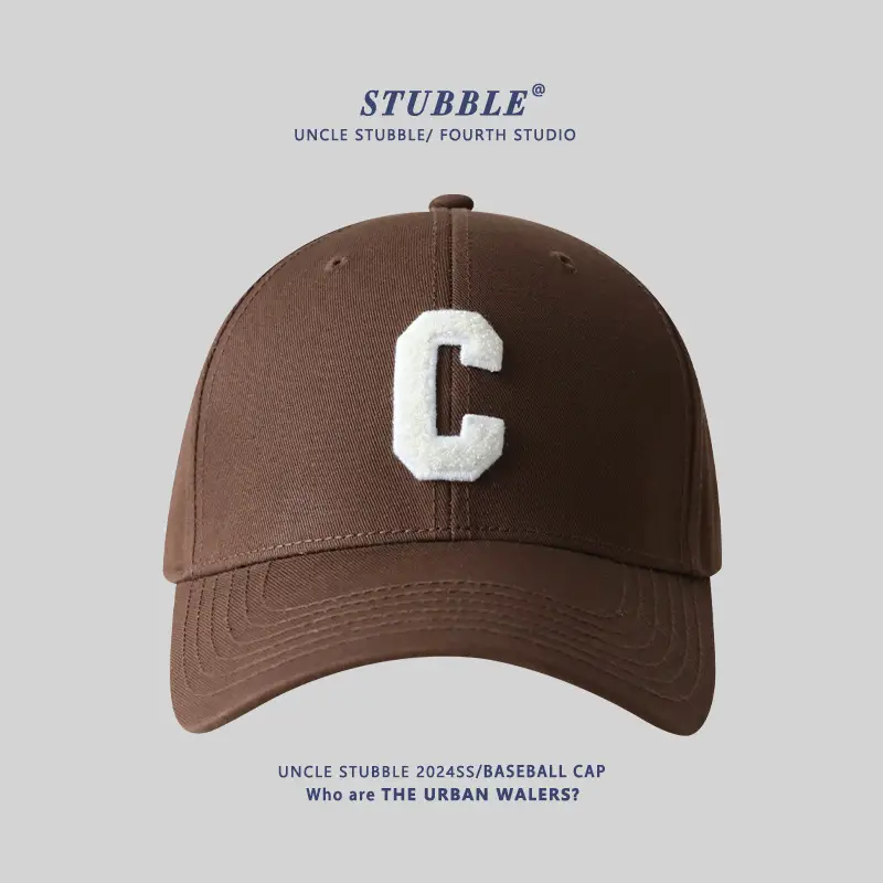 Men Women Hard Top Baseball Caps with C Logo - Image 13