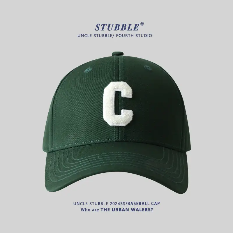 Men Women Hard Top Baseball Caps with C Logo - Image 14