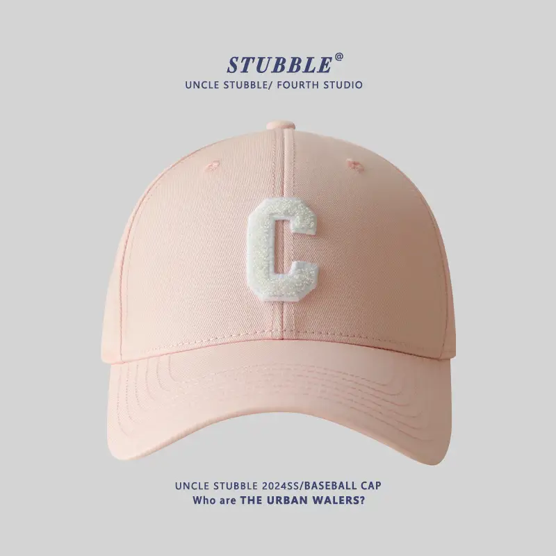 Men Women Hard Top Baseball Caps with C Logo - Image 5