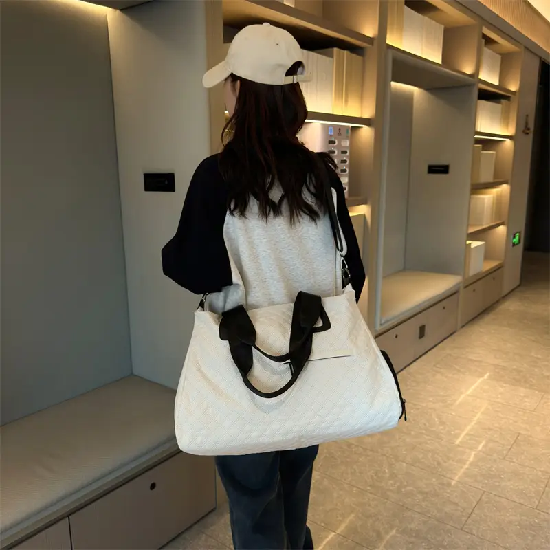 Portable Oblique Red Shoulder Bag Large Capacity Business Travel - Image 11