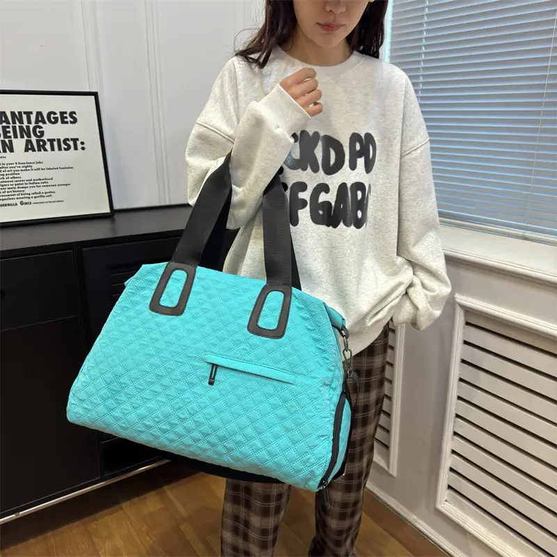 Portable Oblique Red Shoulder Bag Large Capacity Business Travel - Image 12