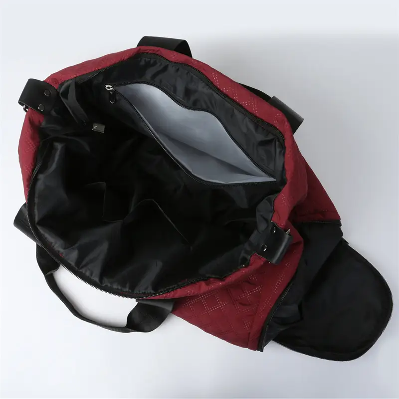 Portable Oblique Red Shoulder Bag Large Capacity Business Travel — feature 1