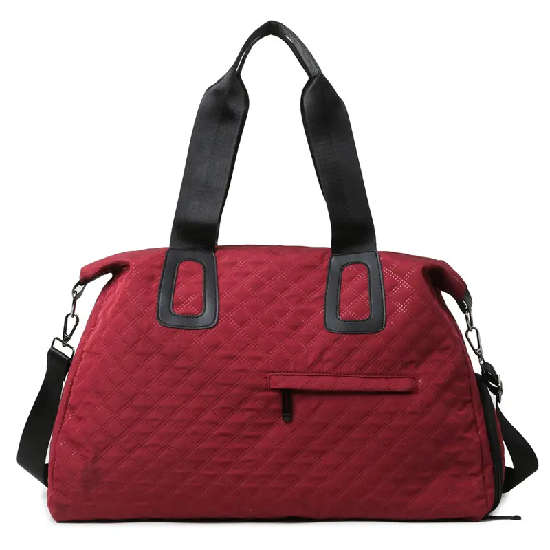 Portable Oblique Red Shoulder Bag Large Capacity Business Travel - Image 2
