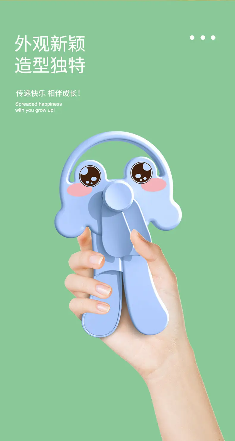 Portable Hand-Pressed Jellyfish Fan for Summer — feature 4