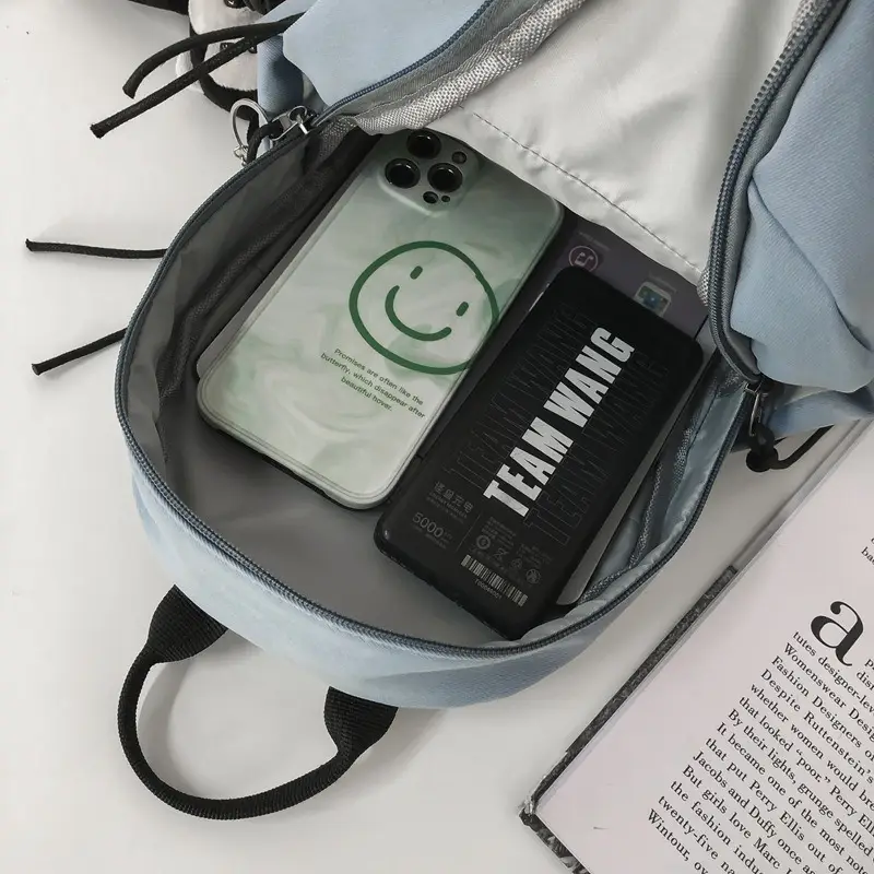 New Korean-Style Unisex Crossbody Bag Olive Green - Image 8