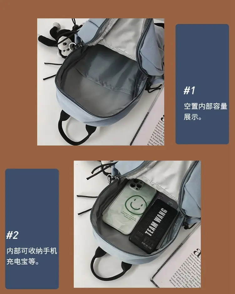 New Korean-Style Unisex Crossbody Bag Olive Green — feature 19