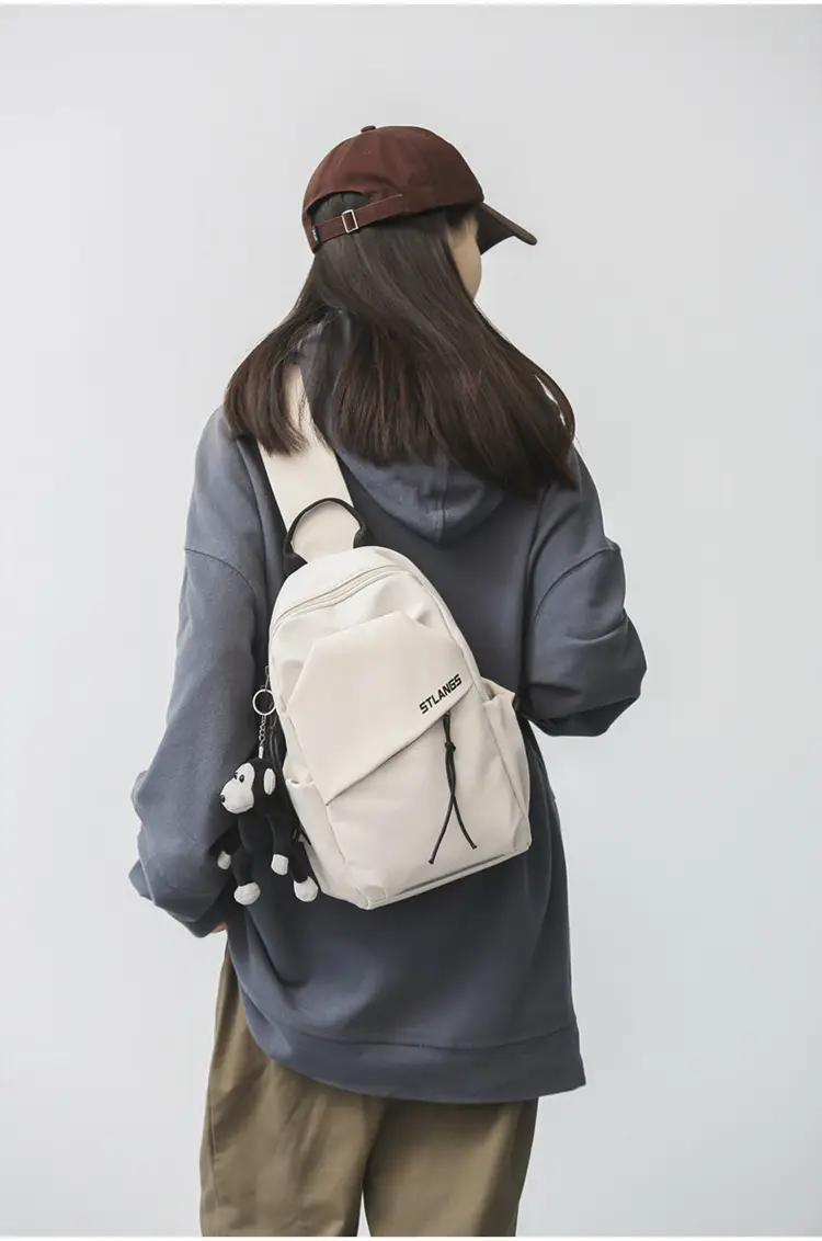 New Korean-Style Unisex Crossbody Bag Olive Green — feature 28