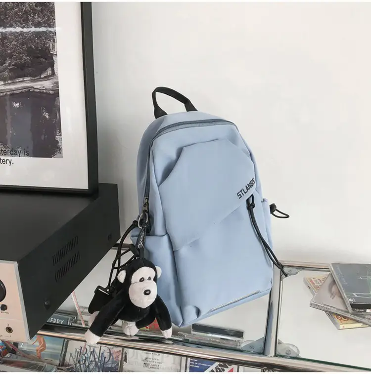 New Korean-Style Unisex Crossbody Bag Olive Green — feature 38