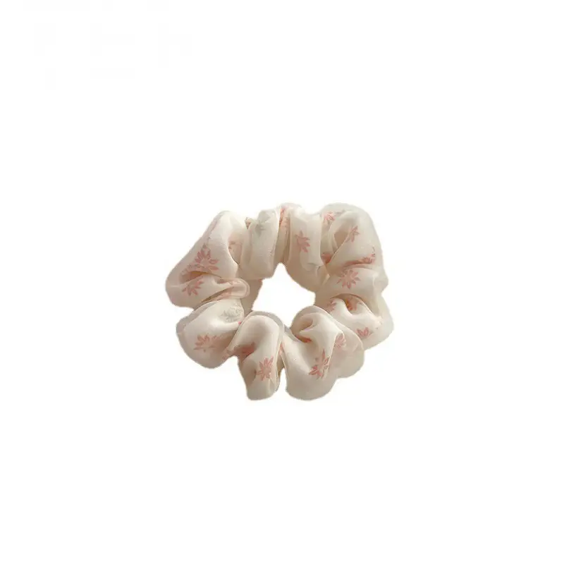 Mesh Hair Scrunchies Pink White Blue Large Size - Image 6