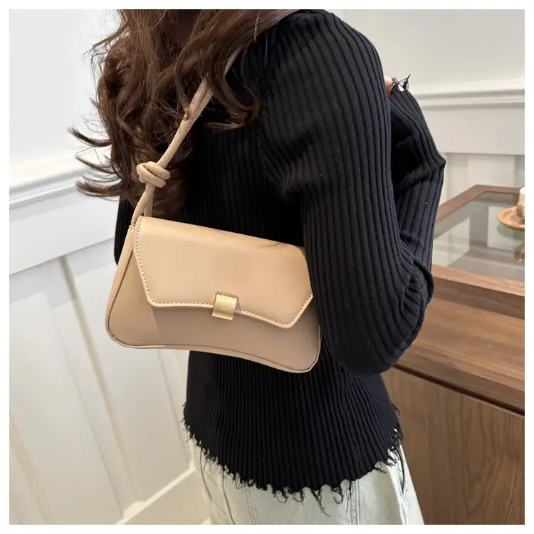 White Korean Style Shoulder Crossbody Bag for Women — feature 14