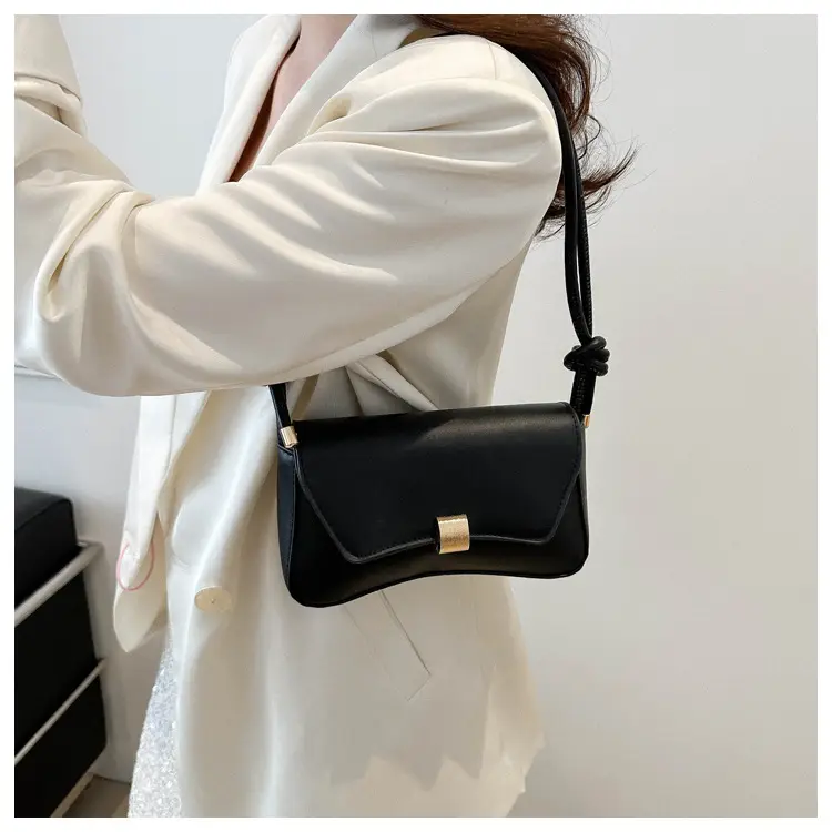 White Korean Style Shoulder Crossbody Bag for Women — feature 23