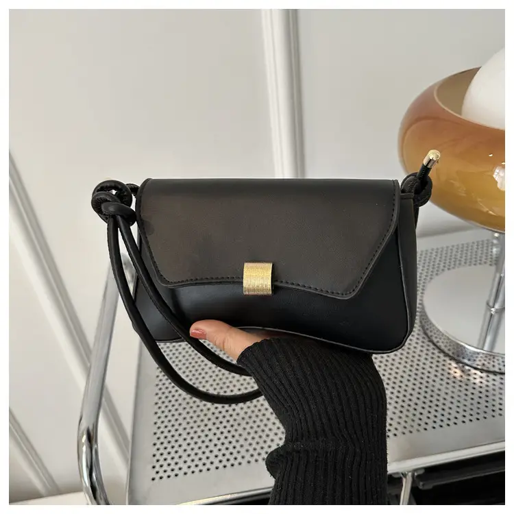 Black Crossbody Bag for Women 2024 Spring New - Image 5