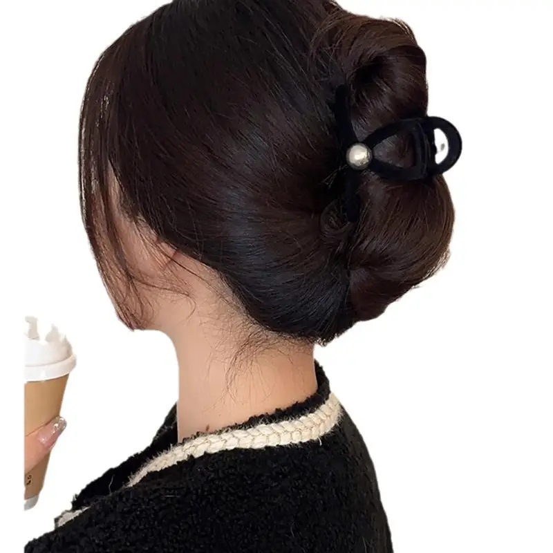 Flocking Pearl Hair Clip for Women's Multi-Downupdo - Image 7