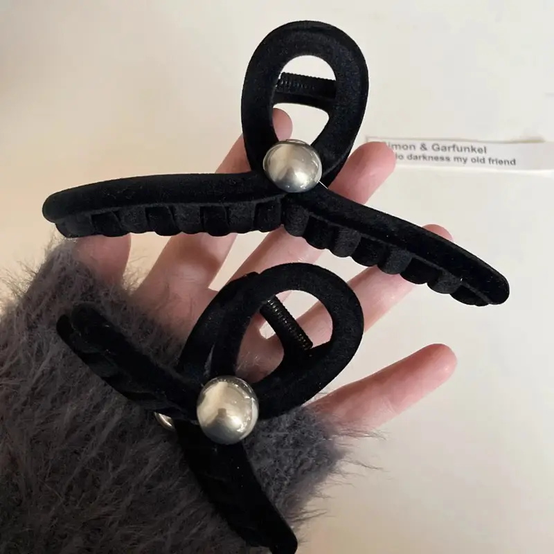 Flocking Pearl Hair Clip for Women's Multi-Downupdo — feature 13