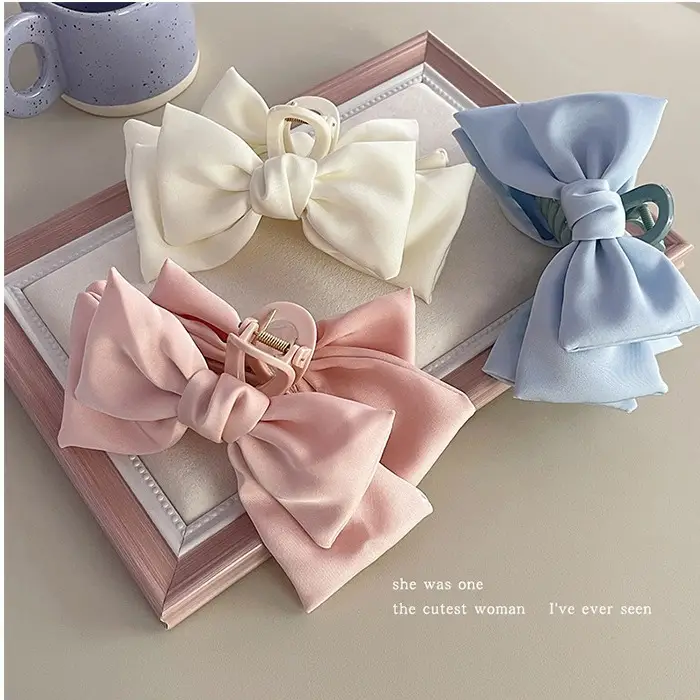 Pink Bow Hairpin for Girls with 3 D Design - Image 20