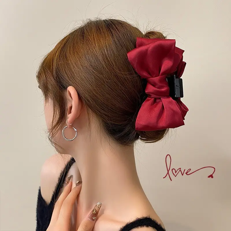 Pink Bow Hairpin for Girls with 3 D Design - Image 21