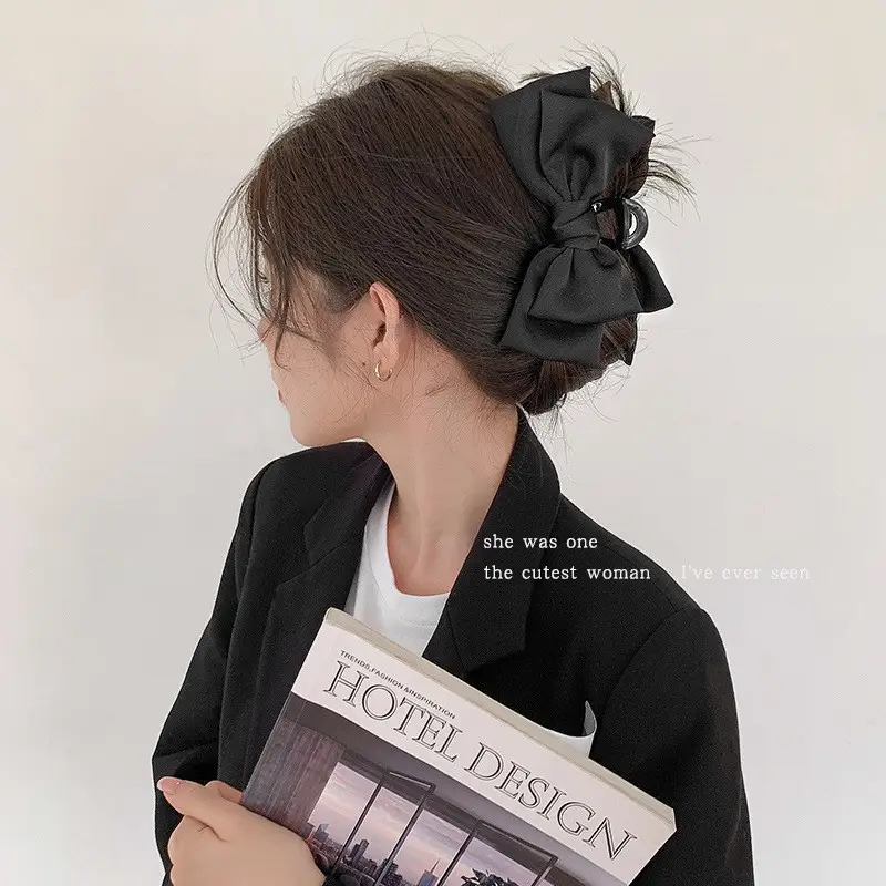 Pink Bow Hairpin for Girls with 3 D Design - Image 22
