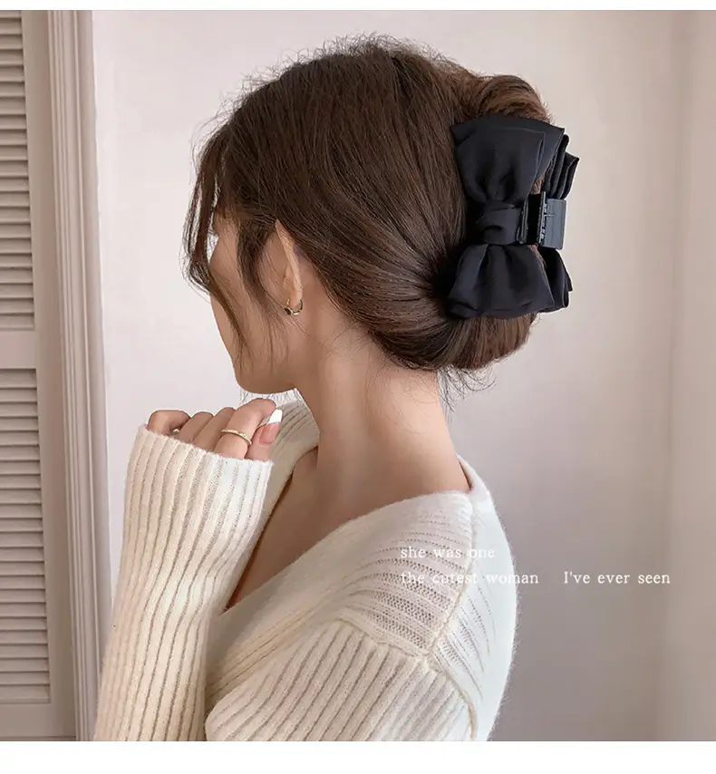 Pink Bow Hairpin for Girls with 3 D Design — feature 10