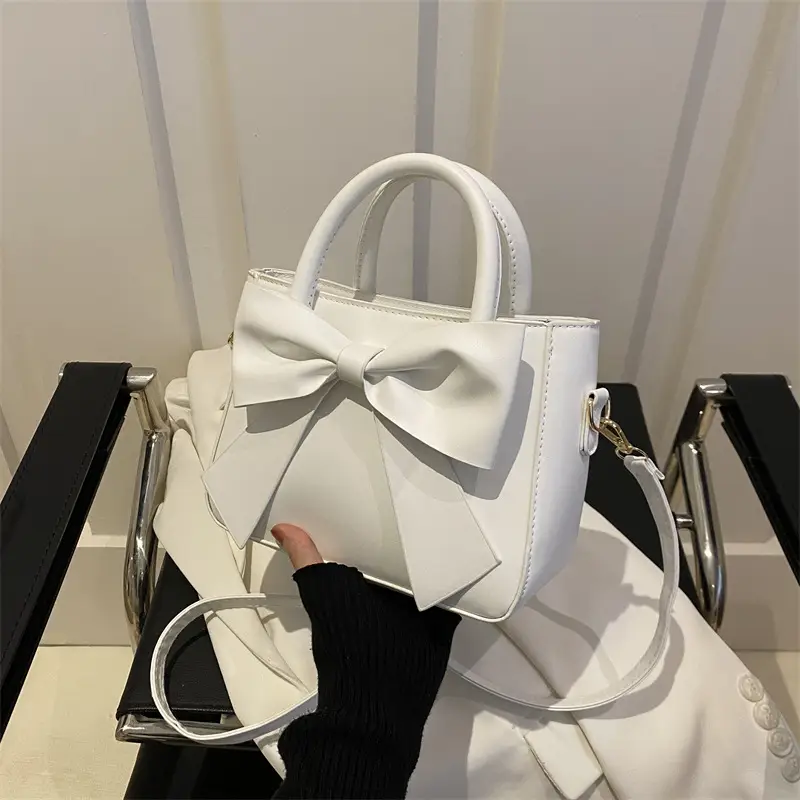 Black Bowknot Shoulder Crossbody Bag 2024 - Image 7