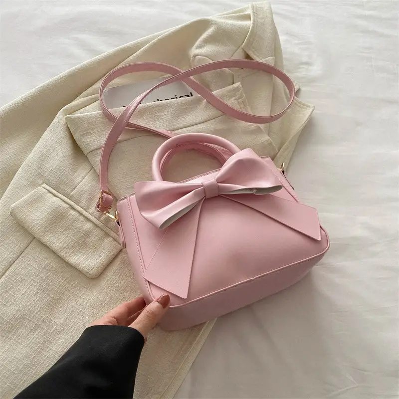 Black Bowknot Shoulder Crossbody Bag 2024 - Image 4