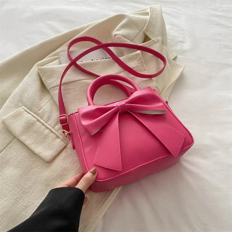 Black Bowknot Shoulder Crossbody Bag 2024 - Image 5