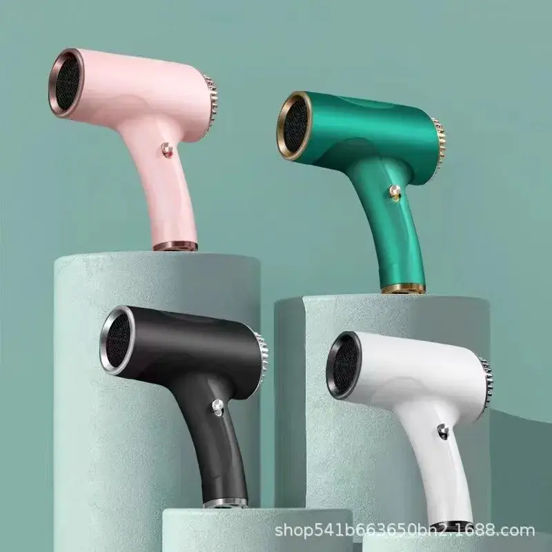 Wireless Rechargeable Hair Dryer Black High Power - Image 8
