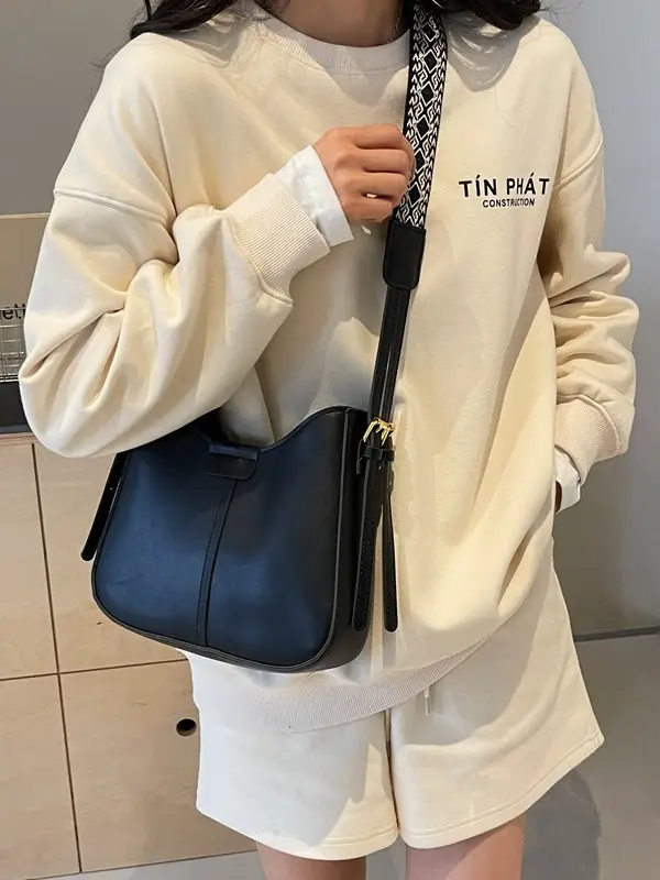 Korean Style Bucket Bag for Women Cream Spring Summer 2024 - Image 6