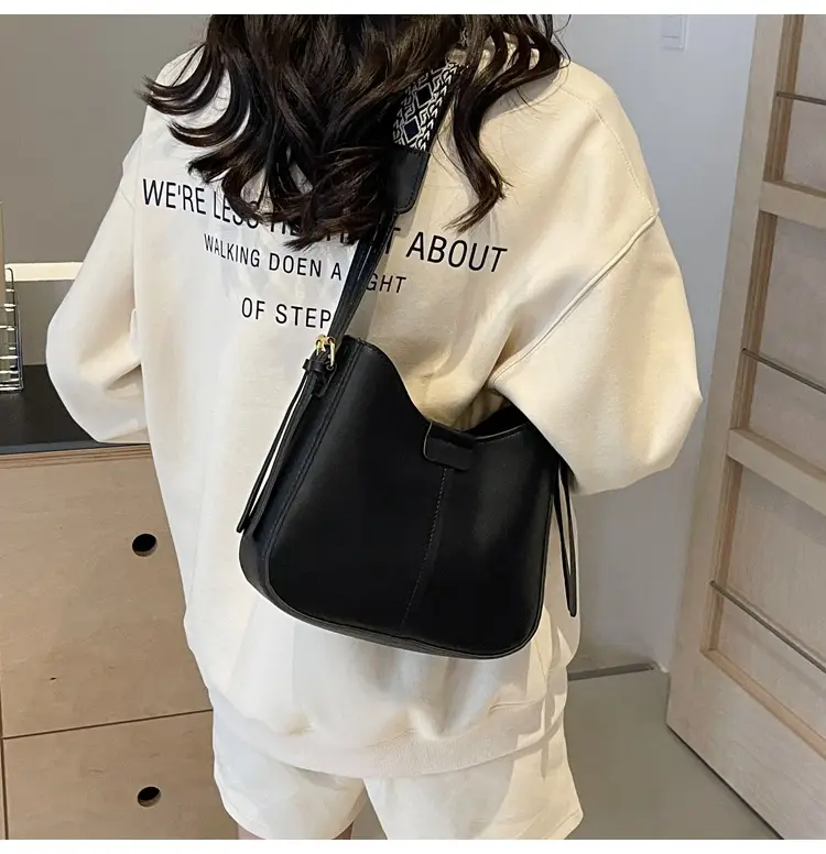 Korean Style Bucket Bag for Women Cream Spring Summer 2024 — feature 11