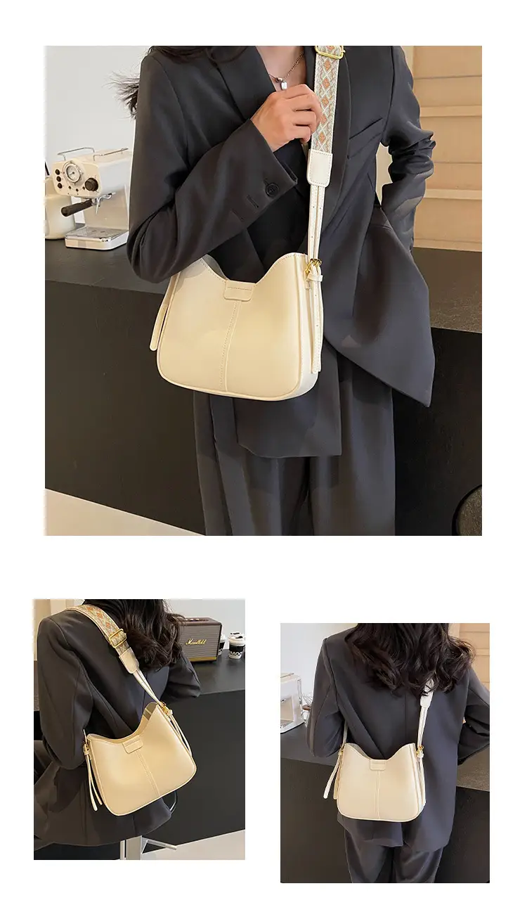 Korean Style Bucket Bag for Women Cream Spring Summer 2024 — feature 19